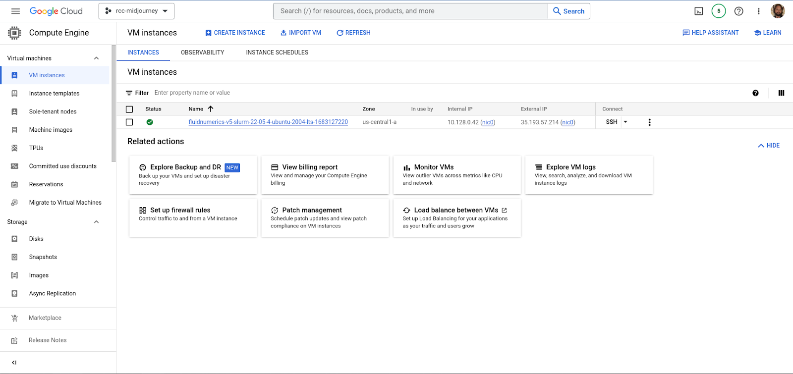 Deploy & Test Fluid Numerics' Research Computing Cloud